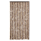 Vidaxl vliegengordijn 100x220 cm chenille beige en lichtbruin