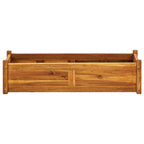 Vidaxl plantenbak verhoogd 100x30x25 cm acaciahout