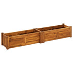 Vidaxl plantenbak verhoogd 150x30x25 cm acaciahout