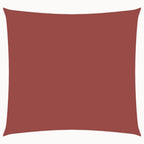 Vidaxl zonnescherm vierkant 2x2 m oxford stof terracottakleurig