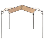 Vidaxl prieel 4x4 m staal beige