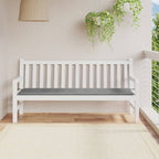 Vidaxl tuinbankkussen 180x50x3 cm oxford stof grijs