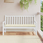 Vidaxl tuinbankkussen 150x50x4 cm oxford stof crèmekleurig