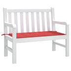 Vidaxl tuinbankkussen 120x50x4 cm oxford stof rood