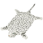 Vidaxl luipaardvloerkleed pluche 139 cm wit