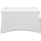 Vidaxl tafelhoes stretch wit 120x60,5x74 cm 2 st