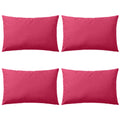 Vidaxl buitenkussens 60x40 cm roze 4 st