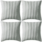 Vidaxl buitenkussens 45x45 cm gestreept grijs 4 st