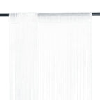 Vidaxl draadgordijnen 2 st 100x250 cm wit