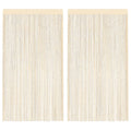 Vidaxl draadgordijnen 100x250 cm crème 2 st