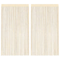 Vidaxl draadgordijnen 140x250 cm crème 2 st