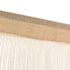 Vidaxl draadgordijnen 140x250 cm beige 2 st
