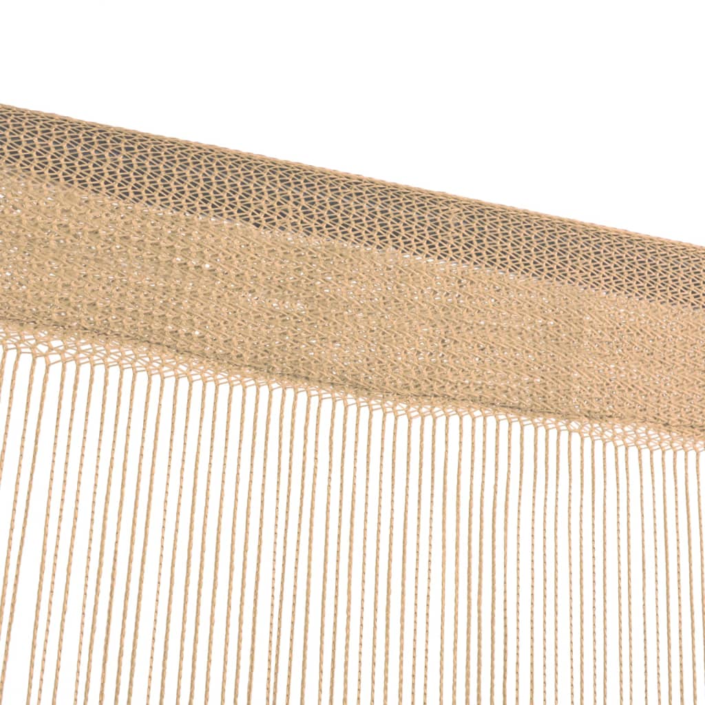 Vidaxl draadgordijnen 140x250 cm beige 2 st