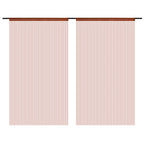 Vidaxl draadgordijnen 100x250 cm bruin 2 st