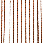 Vidaxl draadgordijnen 140x250 cm bruin 2 st