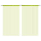 Vidaxl draadgordijnen 100x250 cm groen 2 st