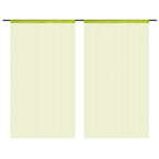 Vidaxl draadgordijnen 140x250 cm groen 2 st