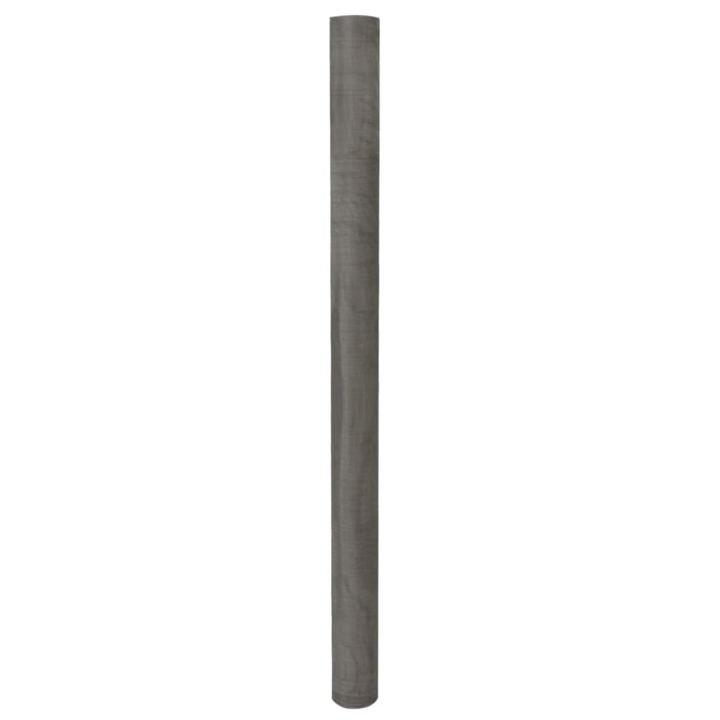 Vidaxl gaas 100x500 cm roestvrij staal zilverkleurig