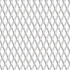 Vidaxl draadhek 50x50 cm 20x10x2 mm roestvrij staal