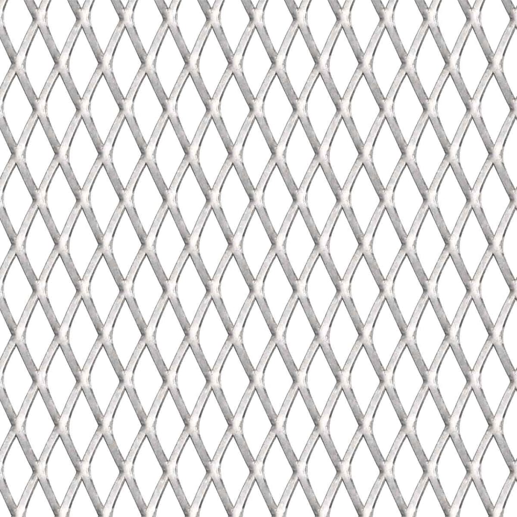 Vidaxl draadhek 50x50 cm 45x20x4 mm roestvrij staal