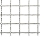 Vidaxl draadhek geweven gaas 50x50 cm 31x31x3 mm roestvrij staal