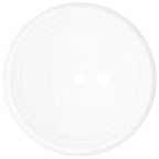 Vidaxl wastafel rond 40x15 cm keramiek wit