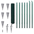 Vidaxl euro hek 10x1,7 m groen