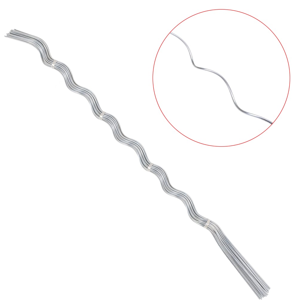Vidaxl plantenstok spiraal 170 cm gegalvaniseerd staal 20 st