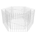 Vidaxl gabion plantenbak verhoogd zeshoekig 100x90x50 cm