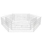 Vidaxl gabion plantenbak verhoogd zeshoekig 200x173x40 cm
