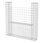 Vidaxl gabion mand u-vormig 160x20x150 cm staal