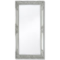 Vidaxl wandspiegel barok 100 x 50 cm zilver
