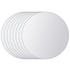 Vidaxl 8 st spiegeltegels rond glas