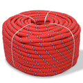 Vidaxl boot touw 8 mm 100 m polypropyleen rood