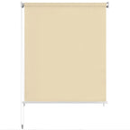 Vidaxl rolgordijn voor buiten 220x140 cm crème