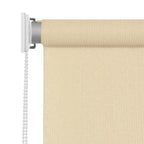 Vidaxl rolgordijn voor buiten 220x140 cm crème