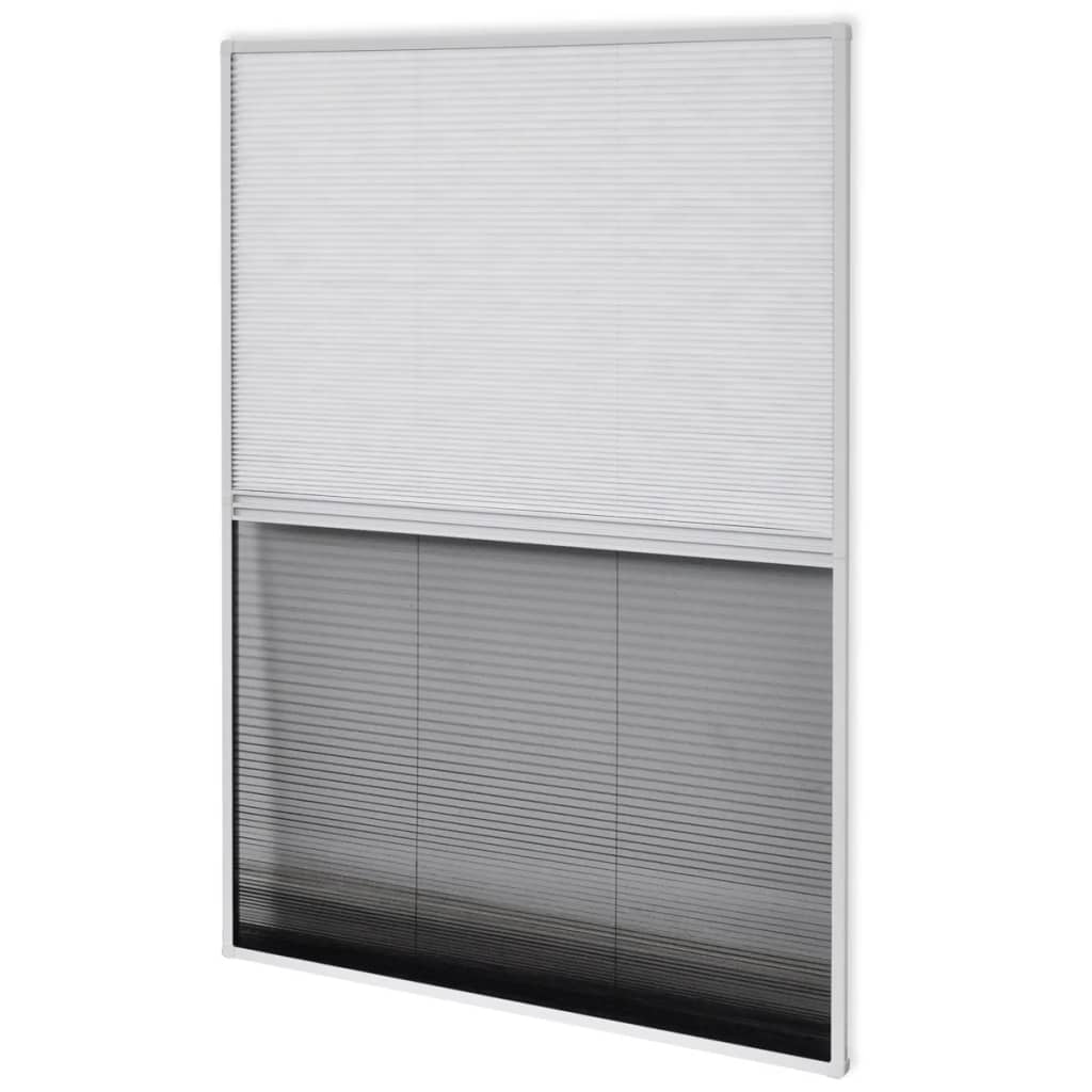 Vidaxl raamhor plissé met verduistering 80x100 cm aluminium