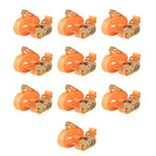 Vidaxl spanbanden 0,4 ton 6mx25mm oranje 10 st