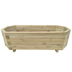 VidaXL Plantenbak verhoogd 100x40x31 cm geïmpregneerd grenenhout