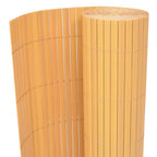 Vidaxl tuinafscheiding dubbelzijdig 90x300 cm pvc geel