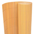 Vidaxl tuinafscheiding dubbelzijdig 90x500 cm pvc geel