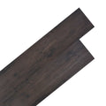 Vidaxl vloerplanken niet-zelfklevend 5,26 m² 2mm pvc donkergrijs eiken