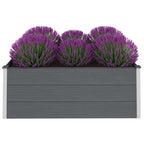 Vidaxl plantenbak verhoogd 150x100x54 cm hkc grijs