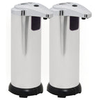 VidaXL Automatische zeepdispensers infraroodsensor 600 ml 2 st