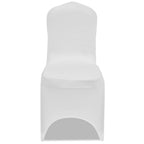Vidaxl stoelhoezen stretch wit 100 st
