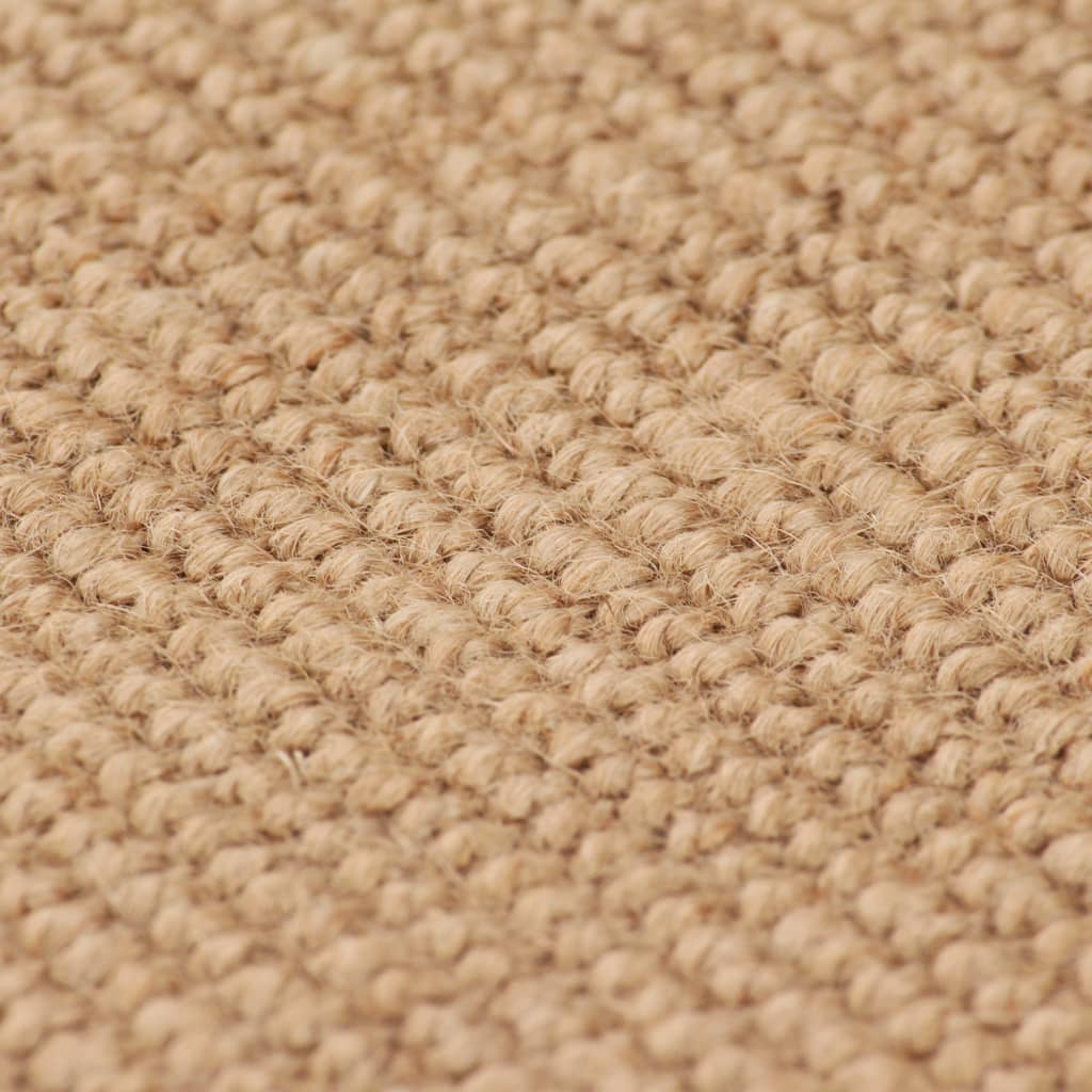 Vidaxl tapijt met latex onderkant 160x230 cm jute natuurlijk