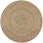 Vidaxl tapijt rond 90 cm gevlochten jute