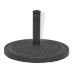 Vidaxl parasolvoet rond 14 kg hars zwart