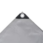 Vidaxl dekzeil 650 g m² 4x4 m grijs