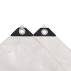 Vidaxl dekzeil 650 g m² 3x3 m wit